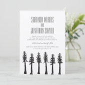 Uitnodiging voor Huwelijk onder de Reuzenbomen / B (Staand voorkant)