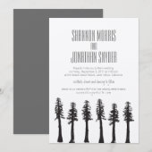 Uitnodiging voor Huwelijk onder de Reuzenbomen / B (Voorkant / Achterkant)