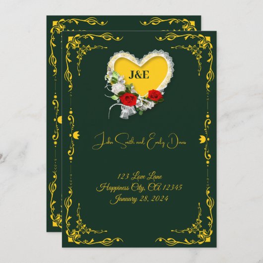 Uitnodiging voor Huwelijk Qr Code Generator (Voorkant / Achterkant)