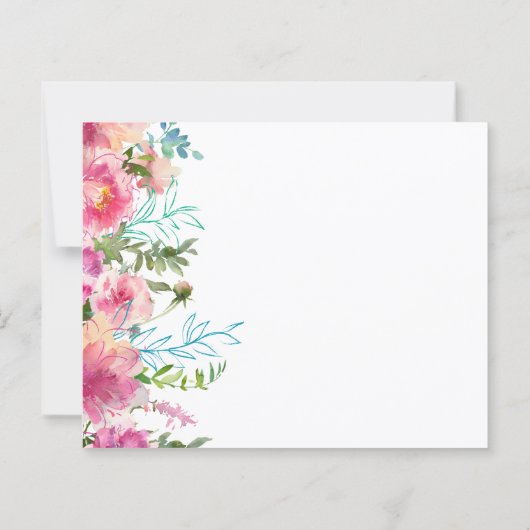 Uitnodiging voor huwelijksceremonie met budget. (Achterkant)