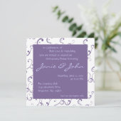 Uitnodiging voor huwelijksjubileum diner (Staand voorkant)