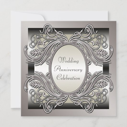 Uitnodiging voor huwelijksjubileumfeest (Voorkant)