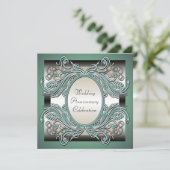 Uitnodiging voor huwelijksjubileumfeest (Staand voorkant)