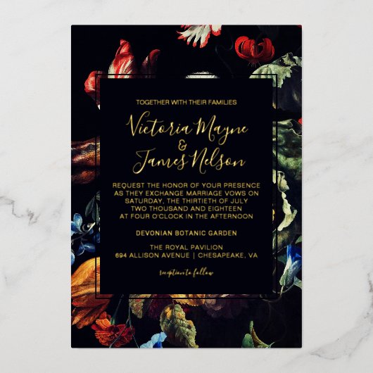 Uitnodiging voor huwelijksnacht (Voorkant)