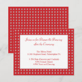 uitnodiging voor huwelijksreis (Voorkant / Achterkant)