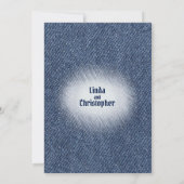 Uitnodiging voor huwelijksreis in het Midnight Blu (Achterkant)