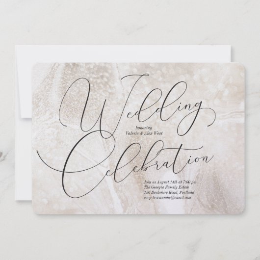 Uitnodiging voor Huwelijksviering (Voorkant)