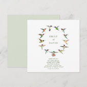 Uitnodiging voor huwelijkswedstrijd (Voorkant / Achterkant)