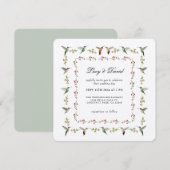 Uitnodiging voor huwelijkswedstrijd (Voorkant / Achterkant)