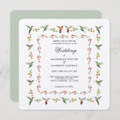 Uitnodiging voor huwelijkswedstrijd (Voorkant / Achterkant)