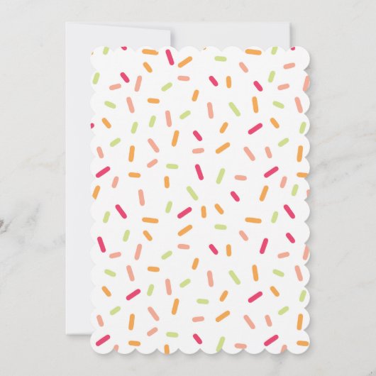 Uitnodiging voor Ice Cream Party (Achterkant)