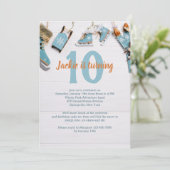 Uitnodiging voor ijs- en sneeuwsporten (Staand voorkant)