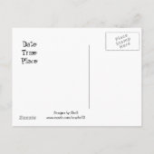 Uitnodiging voor ijsfeest briefkaart (Achterkant)