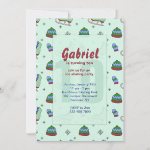Uitnodiging voor ijsschaatsen