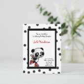 Uitnodiging voor ijsschaatsen (Staand voorkant)