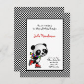 Uitnodiging voor ijsschaatsen (Voorkant / Achterkant)