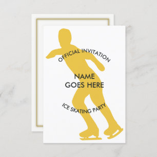 uitnodiging voor ijsschaatsen