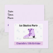 Uitnodiging voor ijsschaatsen (Voorkant / Achterkant)