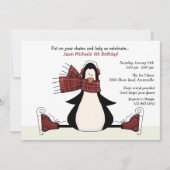 Uitnodiging voor ijsschaatsen (Voorkant)