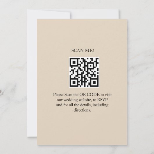 Uitnodiging voor Indiase bruiloft (Achterkant)