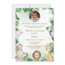 Uitnodiging voor Indiase Mundan-ceremonie, Tonsure