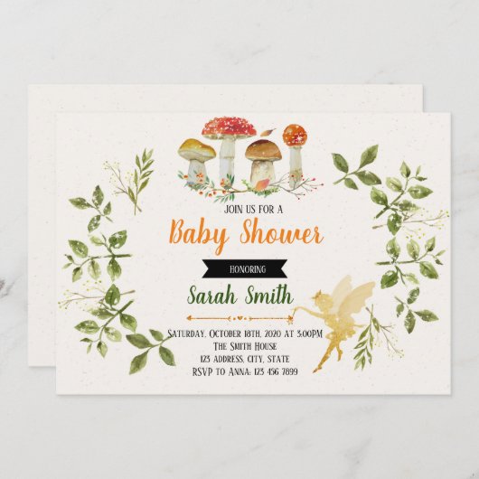 Uitnodiging voor ingerichte douches (Voorkant / Achterkant)