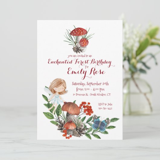 Uitnodiging voor ingeroepen bosgrond (Staand voorkant)