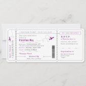 Uitnodiging voor instapkaarten met bridal Shower (Voorkant)