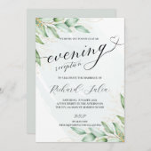 Uitnodiging voor IRINA Avond Huwelijksfeest (Voorkant / Achterkant)