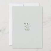 Uitnodiging voor IRINA's avondhuwelijksreceptie (Achterkant)