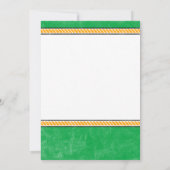 Uitnodiging voor Irish Princess Party (Achterkant)