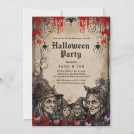 Uitnodiging voor jaarlijks volwassenen Halloween g