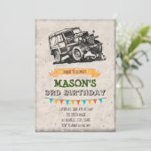  uitnodiging voor jeep (Staand voorkant)