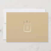 Uitnodiging voor Jewel Tone Wedding (Achterkant)