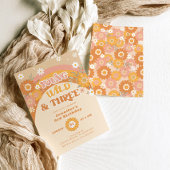 Uitnodiging voor jonge wilde en drie retro-verjaar