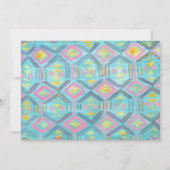 Uitnodiging voor jonge, wilde en drie verjaardag (Achterkant)