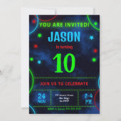 Uitnodiging voor jongen (Voorkant)