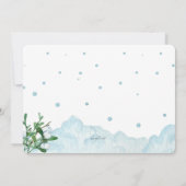 Uitnodiging voor jongen om wintersport te doen (Achterkant)