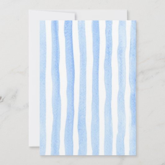 Uitnodiging voor jongensfeestje met donut-spatjes (Achterkant)