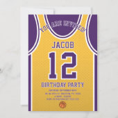 Uitnodiging voor jongenssport verjaardagsfeestje (Voorkant)