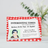 uitnodiging voor journalisten (Staand voorkant)