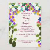 Uitnodiging voor Jubileum (Voorkant / Achterkant)