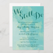 Uitnodiging voor jubileum bruiloft 'We Still Do' (Voorkant / Achterkant)