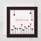 Uitnodiging voor Jubileum van de Zwarte & Rode Har (Achterkant)