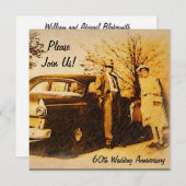 Uitnodiging voor jubileumfeest (Voorkant / Achterkant)