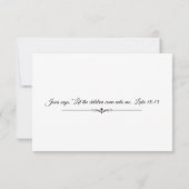 Uitnodiging voor katholieke doop (Achterkant)