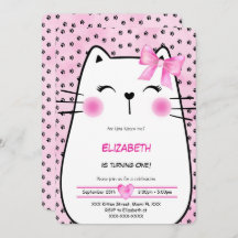 Uitnodiging voor katje