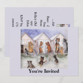 Uitnodiging voor katten (Voorkant / Achterkant)