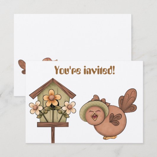 Uitnodiging voor kerkevenementen (Voorkant / Achterkant)