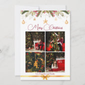 Uitnodiging voor kerst Kaart (Voorkant)